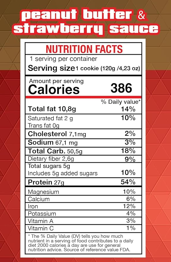 Become Strong High Protein Cookies, 25g Protein, 3g Sugar, BNG Cookies (10 ct.) (Peanut Butter & Jelly)