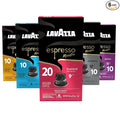 Lavazza Espresso Variety Pack of Aluminum Capsules Compatible with Nespresso* Original Machines, Contains Light, Medium, and Dark Espresso Roast (60 Capsules)