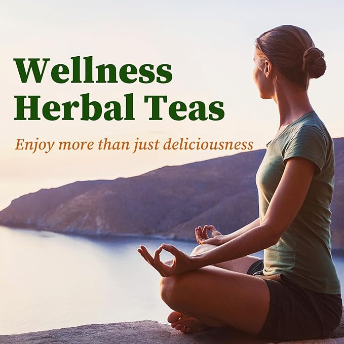 FullChea - Spearmint Tea Bags, 40 Teabags, 1.5g/bag - Premium Spearmint Leaves - Non-GMO - Caffeine-free - High in Antioxidant & Support Digestion