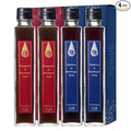 [Micoas] Pomegranate & Rice Vinegar Syrup, Blueberry & Rice Vinegar Syrup, Drinking Vinegar, Shrub, For Gift, Alternative to Alcohol Drink, With Kombucha , Gluten Free , Made in Japan, 200ml (6.8 oz), 4 Pack