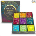 Creano Organic Herbal Tea Gift Set - 45 Organic Tea Bags in 9 Different Varieties - 90 g - Novelty 2023
