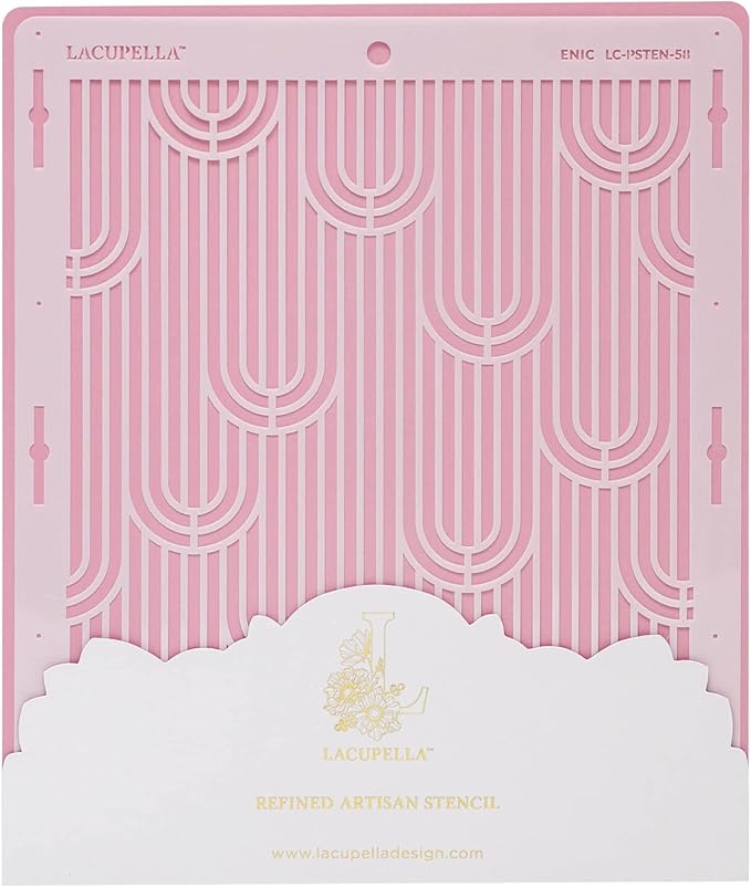 Large Cake Decorating Stencil (ENIC) Art Deco Pattern