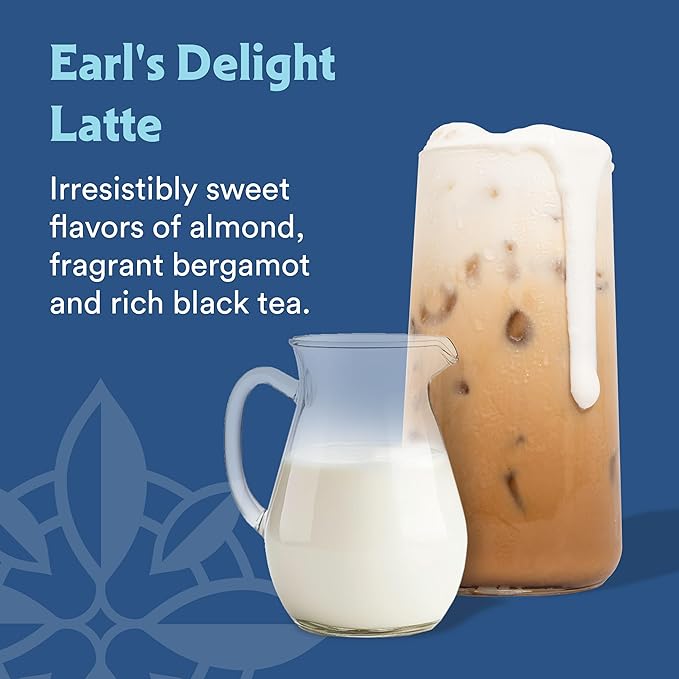STASH Earl's Delight Latte - Dairy Free Plant Based Black Tea Concentrate - Caffeinated - 32 fl oz, 5 Servings