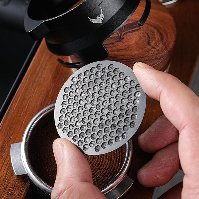 54mm Breville Espresso Machine Accessories Kit Complete 6-Piece Barista Set with Walnut Calibrated Tamper, Distribution Tool, Bottomless Portafilter, Espresso Funnel, Puck Filter& WDT Tool