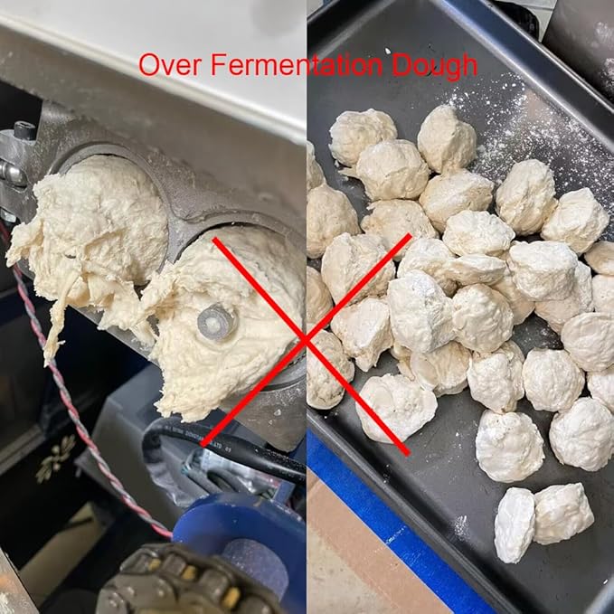 Commercial Dough Divider Multifunction Electric Dough Cutting Machine Can be Used to Process Dough 2.47oz-10.58oz(70g-300g) for Pizza, Desserts, Biscuits, etc 110V