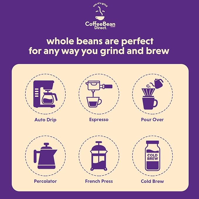 Coffee Bean Direct Dark House Blend, Whole Bean Coffee, Dark Roast, 2.5 Pound Bag (Pack of 1)