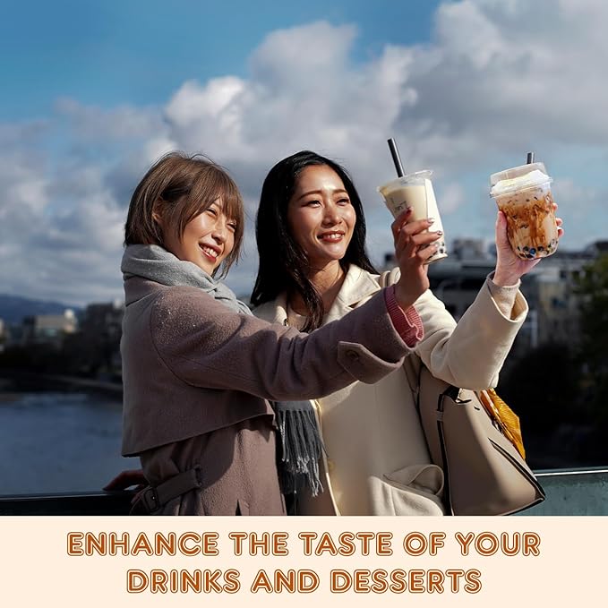 Fanale Premium Flavoring Concentrated Syrup for Bubble Tea | Tiger Style Brown Sugar Syrup | for Boba Tea, Smoothies, Slushes, Desserts | SRP241