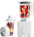 Chefman Obliterator 48 oz Countertop Blender for Smoothies, 1380W Motor to Crush Ice, Nuts, and Frozen Fruit with Stainless Steel Blade, Auto Blend Function, Includes 20 oz Travel Jar