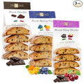 Stildolce Semi-Soft Italian Biscotti Cookies Variety Pack – Chocolate, Blueberry Orange, Chocolate Cherry | Made in Tuscany, Italy | Gourmet Biscuits, No Preservatives, 8.8 oz Bags, Pack of 3
