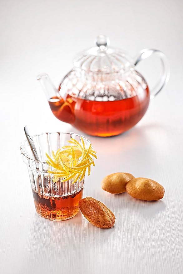 1883 French Madeleine Syrup for Drinks – Premium Flavoring Syrup Made in France, 1 Liter Glass Bottle – Perfect for Coffee, Lattes, Cocktails, and Desserts