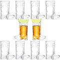2 Ounce Cowboy Boot Shot Glasses | 10pcs Pack Double Ounce Plastic Shot Glass | Western Boot Shot Glasses for Parties | Bachelor Bachelorette Cowboy Parties | 4th of July Shot Glasses