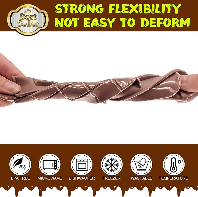 Break-Apart Chocolate Molds, Non-Stick Silicone Chocolate Bar Mold, Food Grade Candy Bar Mold, Perfect for Energy Bar, Cocoa Mini Bar - 4 Pack