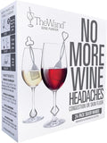 PureWine Wine Wands Purifier, 24 Wine Filters Remover Histamines Sulfite - May Reduce and Alleviate Wine Allergies & Sensitivities - Restores Taste, Perfect Wine Pour, Gifting, Holiday (24 Pack)