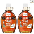 Wholesome Yum Zero Sugar Maple Syrup (Keto Maple Syrup) With Monk Fruit & Allulose - Natural Sugar Free Pancake Syrup - Non GMO, Low Carb, Gluten Free, Vegan, No Aftertaste (12 fl oz, 2 Pack)