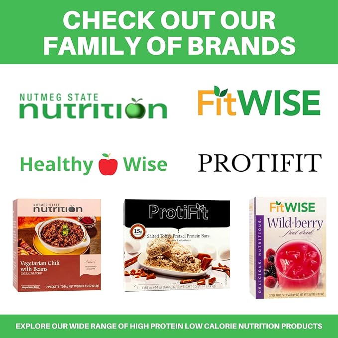 Nutmeg State Nutrition - Fruit Drink - High Protein, Low Calorie, Low Carb, Low Sugar, Fat Free, Loaded with Vitamins, 7 Servings Per Box (Orange, 1 Pack)