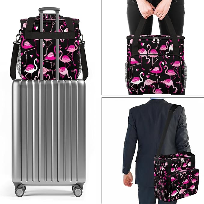 cfpolar Coffee Maker Storage Bag, Waterproof Travel Carrying Storage Tote Bag Organizer Case, Compatible with K-Mini or K-Mini Plus, And Suitable for Other Accessories， With Pockets for K-Cup Pods