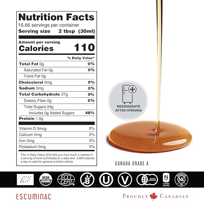 Escuminac Canadian Maple Syrup, Value Bundle, 3 Harvests Included Extra Rare, Great Harvest and Late Harvest, 3 x 16.9 fl oz, 100% Pure & Organic.