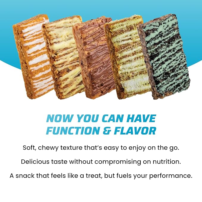 JiMMYBAR! Chocolate Peanut Butter Protein Bars 18g Protein Bar, 6g Low Sugar - 12 Count - 58g Health Bars - Functional Snack with Real Peanuts & Hand-Drizzled Chocolate