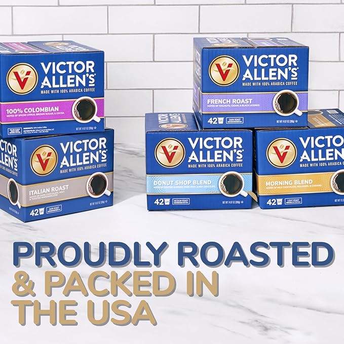 Victor Allen's Coffee Morning Blend, Light Roast, 200 Count, Single Serve Coffee Pods for Keurig K-Cup Brewers
