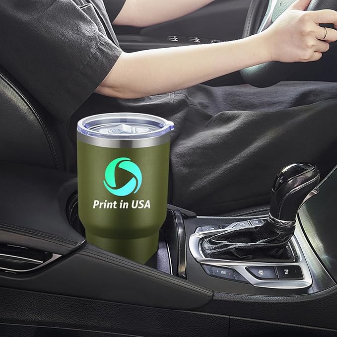 Personalized Tumbler with Pictures Text Logo,Print in USA,30oz Custom Coffee Tumbler with Lid & Straw,Double-layer Stainless Steel Custom Insulated Tumbler,Personalized Gifts As Birthday,Christmas