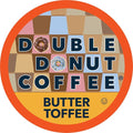 Double Donut Coffee Flavored Coffee Pods,Butter Toffee Coffee, Single Serve Medium Roast Coffee for Keurig K Cups Brewers, 48 Count