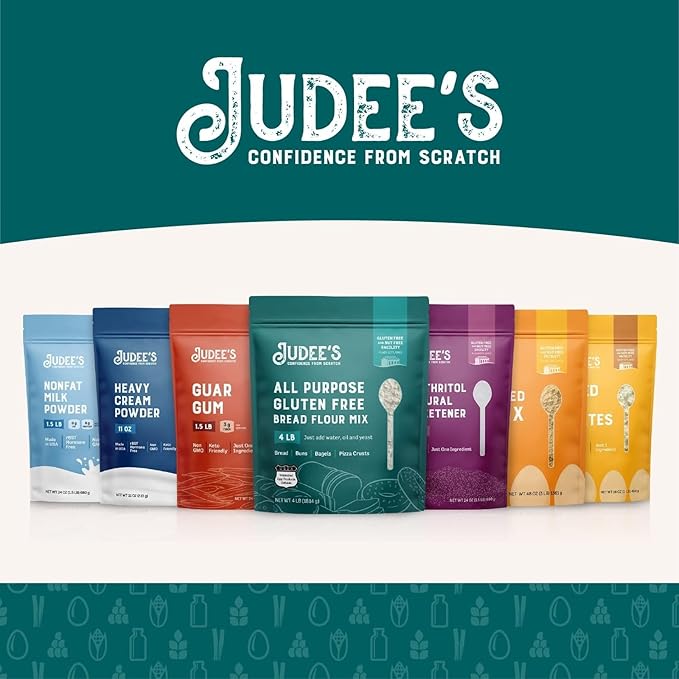 Judee's Gluten Free Complete Meringue Powder Mix Bulk 10 lb - Great for Baking and Decorating - No Preservatives - Gluten-Free and Nut-Free - Make Meringue Cookies, Pies, Frosting, and Royal Icing