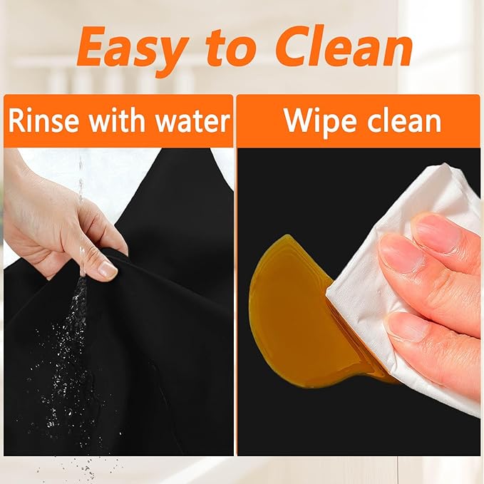 Large Silicone Placemat, 78.7''x15.7''(200cmx40cm) Extra Large Countertop Protector Mat, Heat Resistant Mat for Countertop with Non-Slip, Silicone Mats for Kitchen Counter/Crafts, Semitransparent