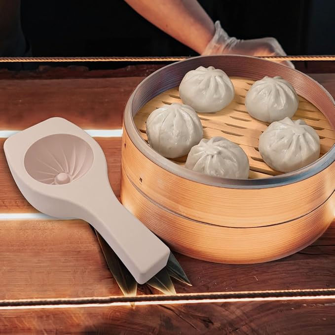 2Pcs DIY Steamed Bun Mold,Chinese Cake Cookie Stamp Baozii Maker for Home Kitchen Baking Cooking