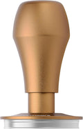 Normcore 57mm Coffee Tamper V4.1 with Click Sound Feedback, Spring Loaded Tamper With Stainless Steel Flat Base, Compatible with Lelit Anna Portafilter, Bronze