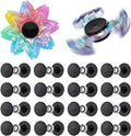 16 Pack Fidget Spinner Bearing and Cap Replacement Set, Chrome Steel Bearing Balls, High Speed 13mmx7mmx4mm Bearings Single Sealed Small Bearings for Fidget Spinner