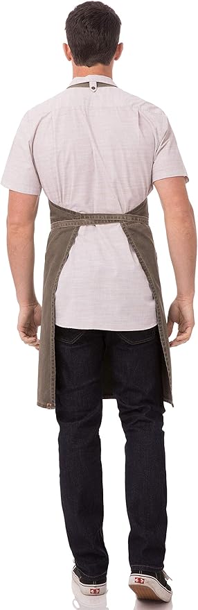 Chef Works Unisex Dorset Bib Apron