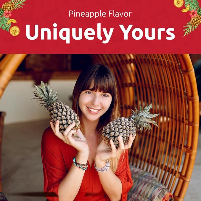 Fanale Premium Flavoring Concentrated Syrup for Bubble Tea 11 lb | Pineapple Flavor Syrup | for Boba Tea, Smoothies, Slushes, Desserts | 11lb | SRP100