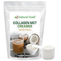Z Natural Foods Collagen MCT Oil Creamer - Vanilla Flavor - Bulk 7 oz Size For Coffee, Tea, Shakes & Smoothies - Perfect for Cooking or Baking Recipes - Keto & Paleo Friendly Superfood Powder - Non GMO & Gluten Free