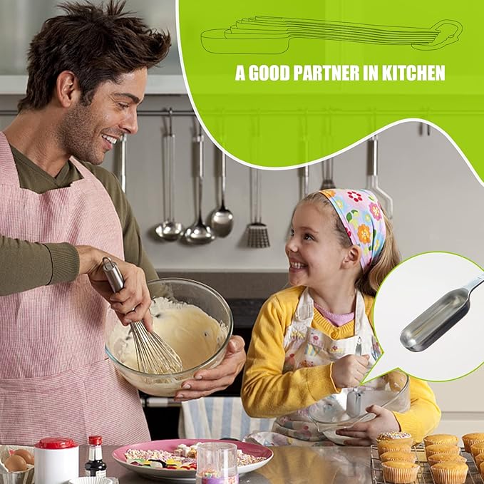 1PCS 1/16Teaspoon (0.33ml) Single Measuring Spoon, Individual Stainless Steel Long Handle Measure Tablespoon Only