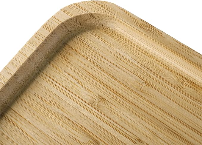 Bamboo Vanity Tray, Bathroom Counter Tray, Toilet Tank Top Tray for Organizing and Decor Display, 14.2 x 6 x 0.8 inch