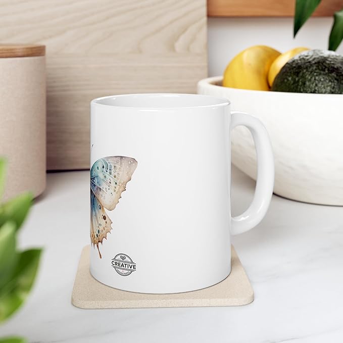 11 OZ Novelty Coffee Mugs - Christmas Gift (Butterfly Theme)