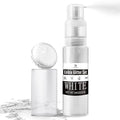 Edible Glitter Spray - 3/4oz Luster Dust Edible Food Grade Glitter Shimmer Dust Powder for Cocktails, Drinks, Cake Decorating - Metallic Food Coloring Powder for Wine, Candy, Cookie, Icing (White)