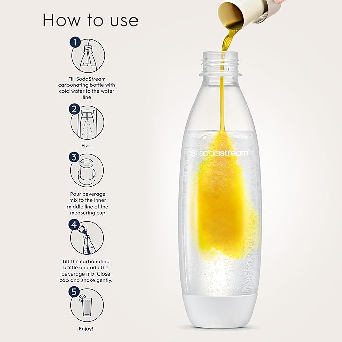 SodaStream SodaStream Zero Lemonade Drink Mix, 14.9 Fl Oz (Pack of 4)