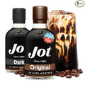 Jot Coffee Concentrate (Original/Dark) High Caffeine Cold Brew Coffee Concentrate Liquid for Iced Coffees, Instant Espresso, Hot or Cold Instant Coffees - Makes 14 Cups, 150mg Caffeine/Tbsp, No Sugar