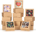 90 Pack Bakery Boxes 4x4x2 Inches Cookies Boxes Mini Bundt Cake Boxes Pie Boxes Cinnamon Roll Treat Boxes Chocolate Truffle Boxes Party Wedding Favor