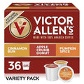 Victor Allen's Coffee Autumn Favorites Variety Pack, Medium Roast, 36 Count, Single Serve Coffee Pods for Keurig K-Cup Brewers
