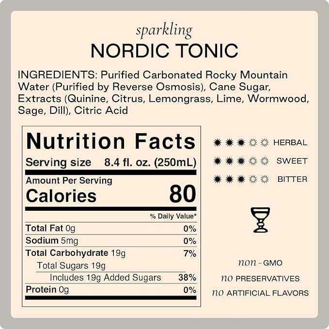 Strongwater Tonic Water Variety Pack (Pack of 12, 8.4 Fl Oz Each) - Includes Nordic Tonic, Indian & Spanish Tonic - Premium Craft Cocktail Mixers Sampler
