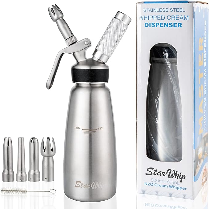 A Variety of Spare Parts and Accessories for Whipped Cream Dispenser -Cream Charger Holder-304 Stainless Steel