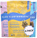 Clusterbucks Superfood Clusters – Grain-Free, Keto-Friendly Granola with Regeneratively Grown Sprouted Buckwheat– Gluten-Free, Low-Carb, Organic Healthy Snack (6 Ounce (Pack of 6), Variety #2)