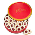 Gluten Free Palace Cookie Gift Basket – Fresh Raspberry Linzer Tart Shortbread Cookies in Tin – Birthday, Corporate, Anniversary, and Thank You Gift