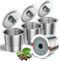 RETHONE Reusable K Cup for Keurig: Stainless Steel K Cup Coffee Pods Compatible with Keurig 1.0 & 2.0 Coffee Makers Machine, BPA-Free Refillable Coffee Filters with Tight Seal, Easy to Clean