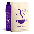 Coffee Bean Direct Colombian Supremo, Whole Bean Coffee, Light Roast, 5 Pound Bag (Pack of 1)