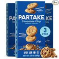 Gluten Free Patake Crunchy Chocolate Chip Cookies - Vegan - Free From the Top 9 Allergens Including Dairy, Wheat, Soy, Eggs, & Peanuts - Non GMO - Safe School & Office Snack (3 Pack, 5.5oz Boxes)