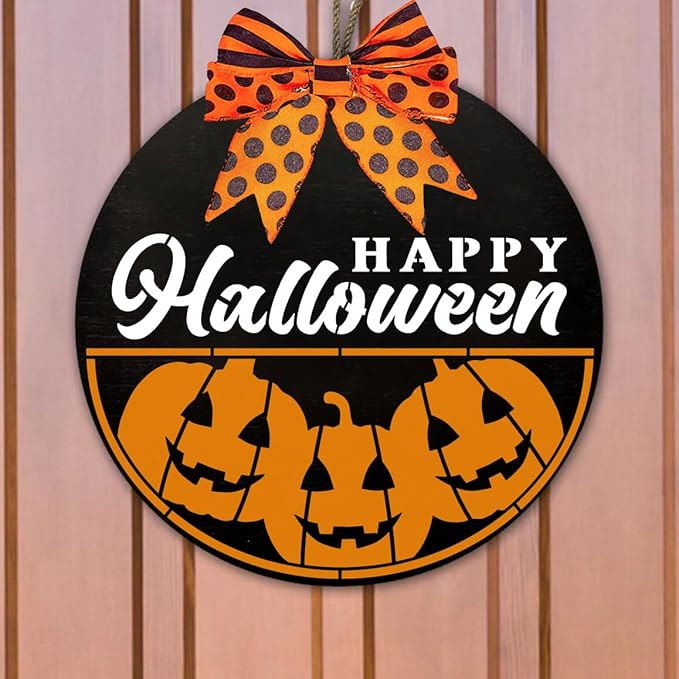 Halloween Stencils for Painting on Wood 12inch Large Halloween Stencil Hey Boo Witches Spider Bats Ghost Draw Templates for Porch Hanger Doormat Fabrics DIY Crafts Decor HW