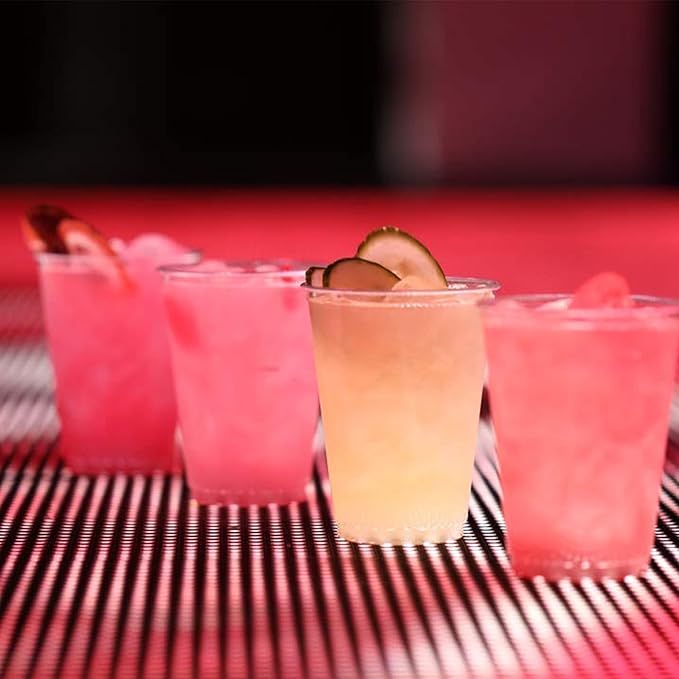 Top Hat Ruby Go Wild - Hibiscus & Grapefruit Flavor - Paloma Drink Mix - Hibiscus Syrup 5x Concentrate - Compatible with SodaStream- Grapefruit Juice - 32oz Bottle